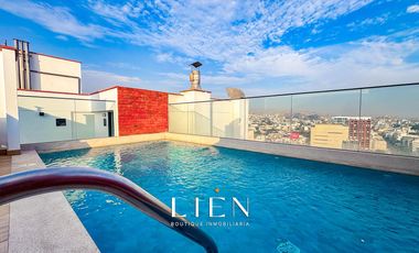 Departamento de estreno en alquiler con balcón