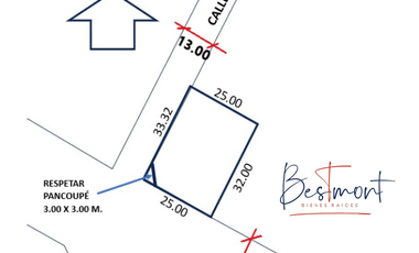 Renta de Huella Comercial en esquina de la 31 Oriente y 16 Sur