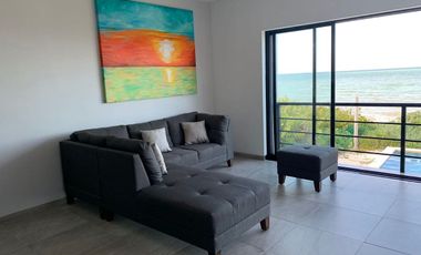 CASA EN VENTA MERIDA, PLAYA SAN BENITO, FRENTE AL MAR, ENTREGA INMEDIATA.