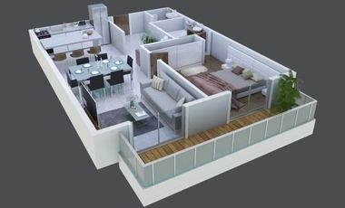 DEPARTAMENTO VENTA DOS AMBIENTES URIARTE 383 