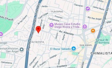 Casita a la renta en San Ángel, Calle cerrada c/ seguridad.