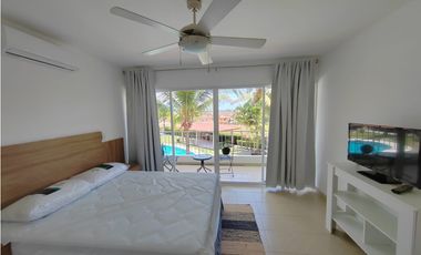 VENDO APARTAMENTO DE PLAYA  AMOBLADO EN GORGONA PH VILLAS BOSQUEMAR