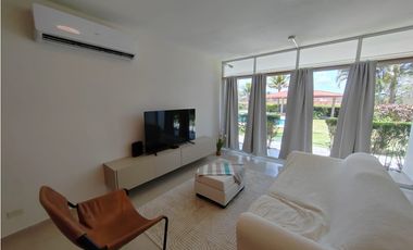 VENDO APARTAMENTO DE PLAYA  AMOBLADO EN GORGONA PH VILLAS BOSQUEMAR