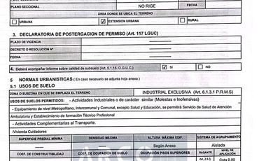 Industrial en Venta en CAUPOLICAN 8660