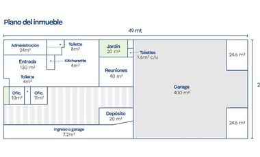 VENTA Oficina multiusos 803 m2 Macrocentro