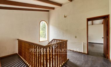 Casa emplazada en gran terreno en el Arrayan a 1 km de Plaza san Enrique .