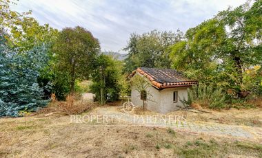 Casa emplazada en gran terreno en el Arrayan a 1 km de Plaza san Enrique .