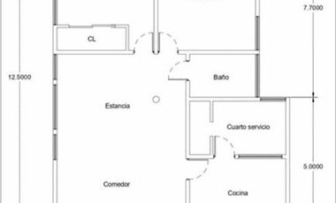 DEPARTAMENTO EN VENTA  EN EL CENTRO
