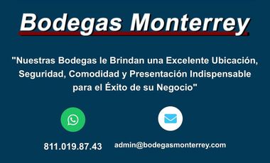Bodega en Renta 1,056m2 Col Del Norte