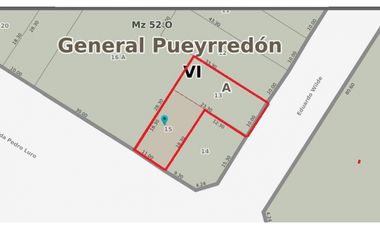 VENTA DE DOS LOTES EN L - SOBRE LA AVENIDA LURO AL 9100