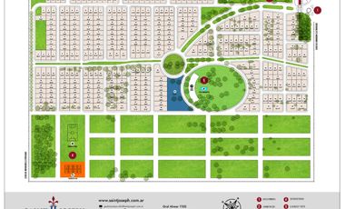 Lotes en venta de 450m2 ubicados en el Barrio Saint Joseph - Longchamps