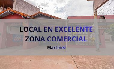 LOCAL EN MARTINEZ 186 MTS - EXCELENTE UBICACION