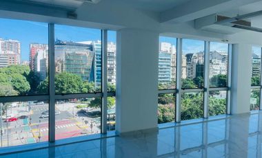 Oficinas con vistas abiertas en Carlos Pellegrini