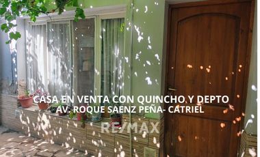 CASA EN VENTA CON QUINCHO + DEPTO - CATRIEL