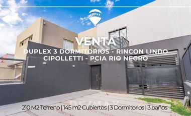 Duplex Cipolletti, 3 Dormi. Entrega y Financiación