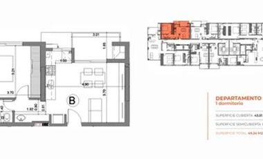 TORRE NEO ALEM - DPTO 1 DORM