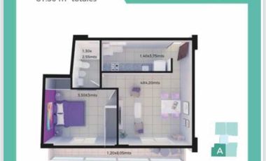 VENTA DEPTO 1 DORM  - BARRIO SUR (EDIF MIRAGGIO)