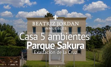 CASA 5 AMBIENTES EN VENTA, PARQUE SAKURA, EXALTACION DE LA CRUZ