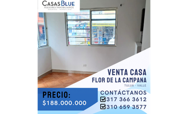 SE VENDE CASA CON PLANCHA EN EL BARRIO FLOR DE LA CAMPANA TULU