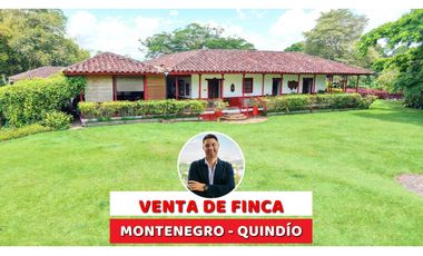 VENTA DE FINCA EN MONTENEGRO, QUINDO, COLOMBIA