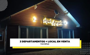 3 dptos + local comercial en venta  - caviahue