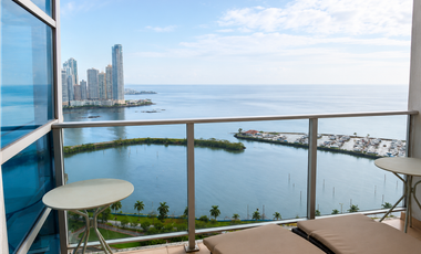 APARTAMENTO EN VENTA AVE. BALBOA CON VISTA AL MAR PH WHITE