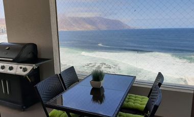 VENDO  DEPARTAMENTO EN OFERTA AMOBLADO CON VISTA AL MAR EN PLAYA CAVANCHA, CIUDAD DE IQUIQUE