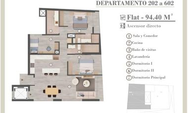 Departamento en Santiago de Surco