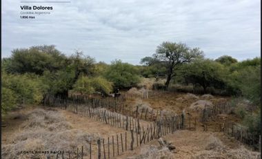 CAMPO 1856 H ALMBRADO EN VILLA DOLORES CON TITULOS PERFECTO