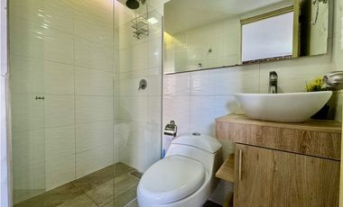 Apartaestudio para la renta amoblada en El Poblado, piso 24