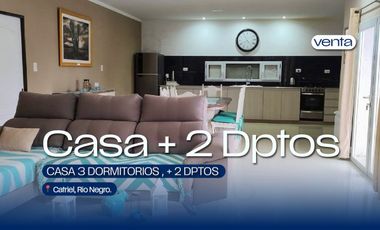 Venta Casa 3 Dorm. + Dtos , Catriel Rio Negro