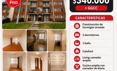 ARRIENDO DEPARTAMENTO TORRE QUEUCO