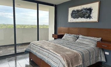 RENTA DE DEPARTAMENTO AMUEBLDO CON AMENIDADES,CONKAL,YUCATAN