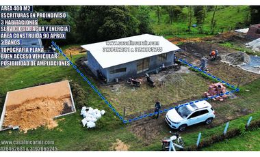 cabaña campestre en obra gris en marinilla vía al peñol 175 millones$