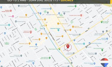 ALQUILER QUILMES ESTE DEPTO 2 AMBIENTES C/ COCHERA