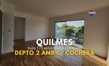 ALQUILER QUILMES ESTE DEPTO 2 AMBIENTES C/ COCHERA