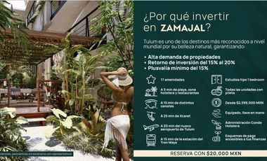 Departamento en Venta en Villas Tulum, Tulum