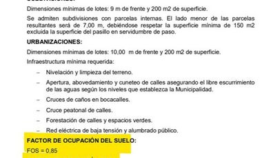 VENTA CASA A REFACCIONAR y/o demoler.  BARRIO SUR