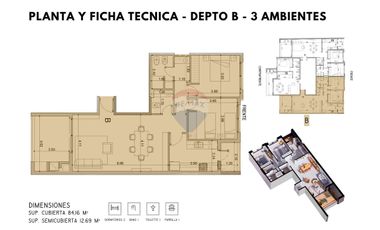 VENTA depto 3 amb en pozo con cochera – Quilmes