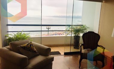 VENTA DEPARTAMENTO CON LINDA VISTA AL MAR EN MALECON GRAU CHORRILLOS