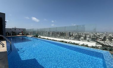 Alquiler De Departamento Semi Amoblado Con Vista Panorámica en San Isidro