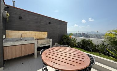 Alquiler De Departamento Semi Amoblado Con Vista Panorámica en San Isidro