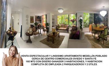 Venta apartamento Medellín parte baja Oviedo santa fe 200 m2 terrazas