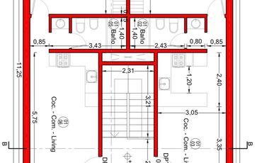 Dpto en venta de 1 dormitorio en pozo B°SgtoCabral