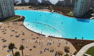 Algarrobo, cómodo departamento en arriendo en Laguna Bahía