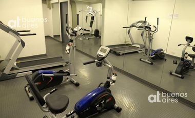 Monoambiente con balcón y amenities en Recoleta en alquiler temporario
