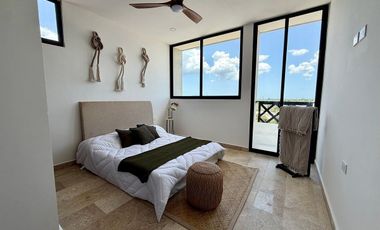 Departamento en renta amueblado  de 1 recámara en Montes de Amé, Mérida Yucatán.