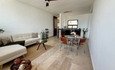Departamento en renta amueblado  de 1 recámara en Montes de Amé, Mérida Yucatán.