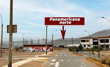 Terreno de 112 m2 en venta, a la espalda de la Panamericana Norte