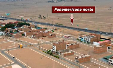 Terreno de 112 m2 en venta, a la espalda de la Panamericana Norte